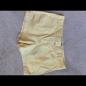Yellow Chino Shorts